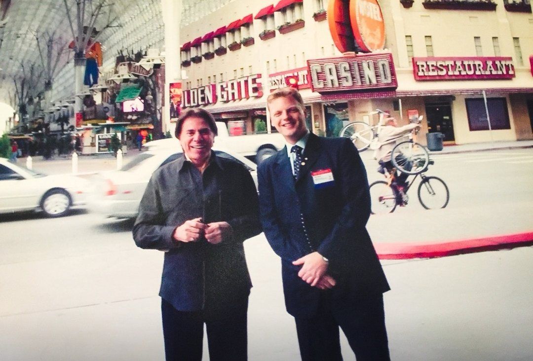 Silvio Santos e Richard Vâun em Las Vegas (EUA)